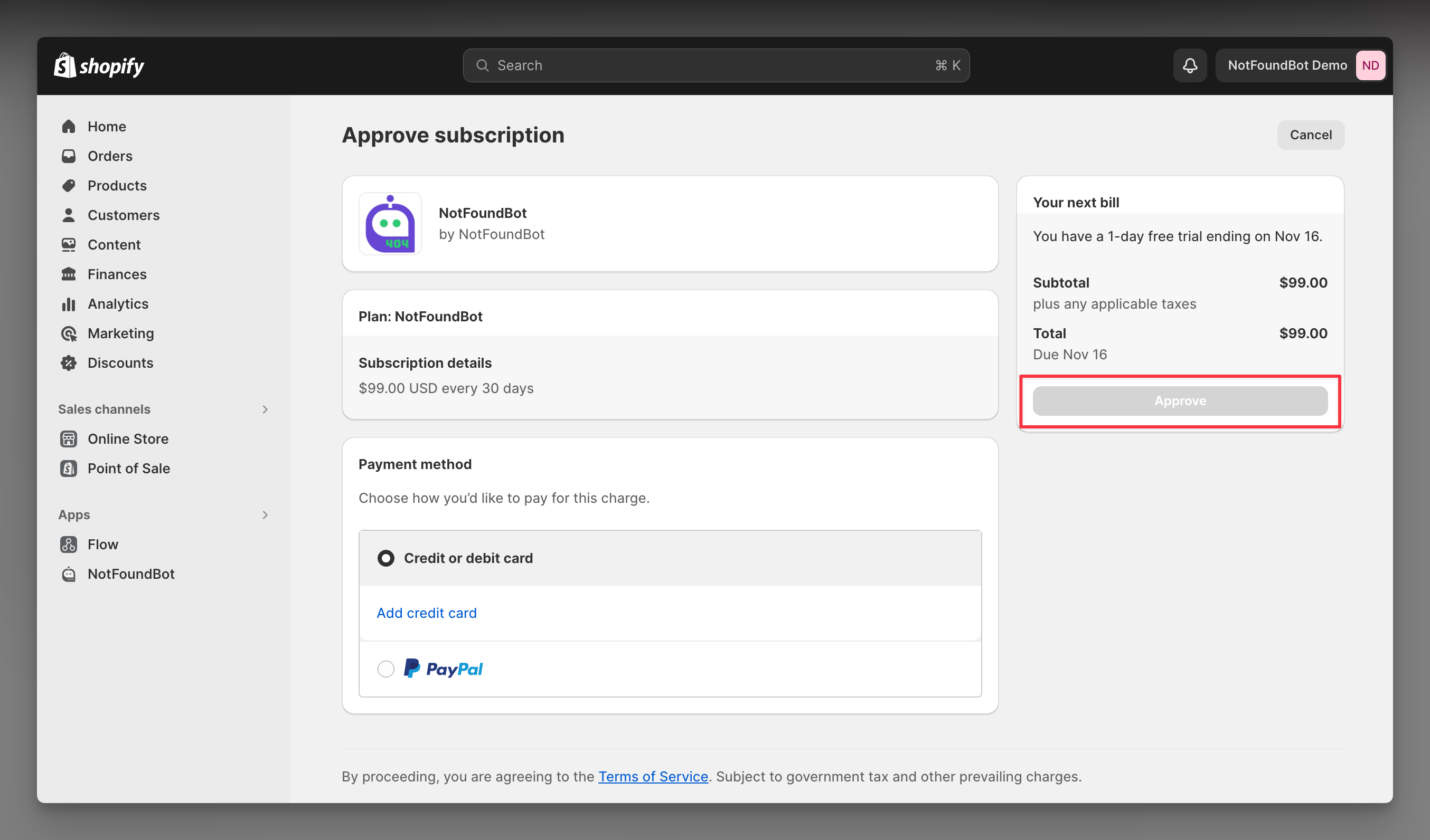 approve subscription notfoundbot shopify.png